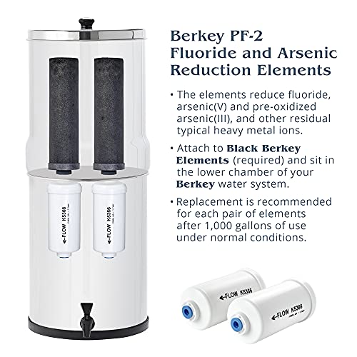 Authentic Black Berkey Elements BB9-2 and PF-2 Filters - Powerful